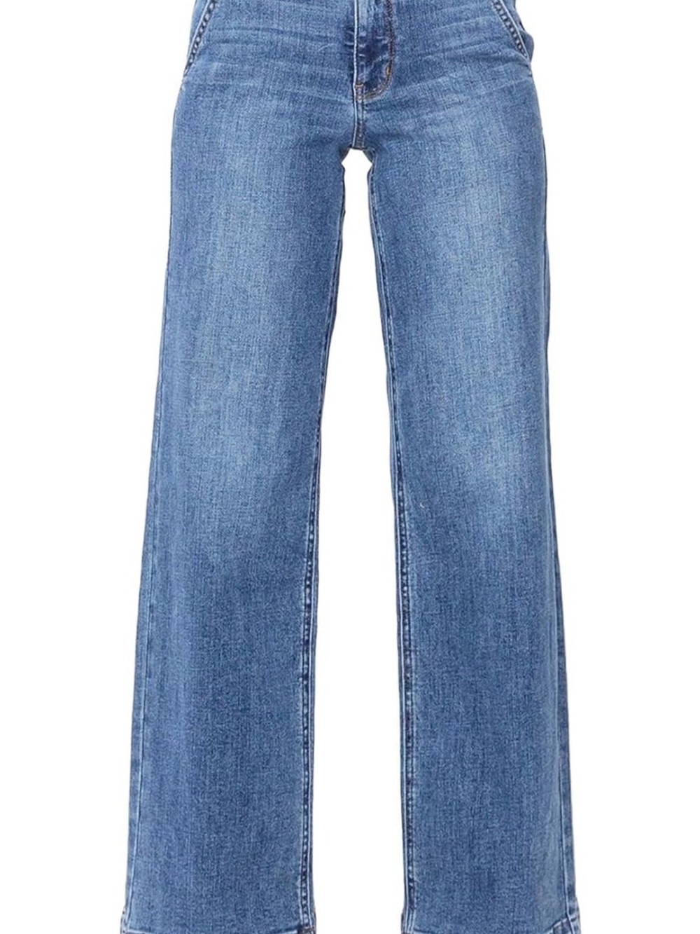 High-Rise Wide Leg Women’s Jeans - Blue